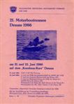 Programme cover of Dessau, 22/06/1986