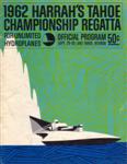 Programme cover of Lake Tahoe, 30/09/1962