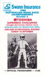 Programme cover of Adelaide International Raceway, 01/09/1985