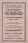 Programme cover of Alexandersfontein Circuit, 07/10/1935