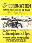 Programme cover of Alexandra Park (ZAF), 16/04/1949