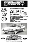 Programme cover of Alpl Hill Climb, 20/09/1987