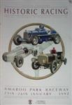 Programme cover of Amaroo Park Raceway, 26/01/1992