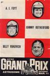 Programme cover of Houston Astrodome, 11/03/1972