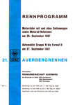 Programme cover of Auerberg Hill Climb, 27/09/1987