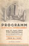 Programme cover of AVUS (Automobil-Verkehrs- und &Uuml;bungsstra&szlig;e), 11/06/1922