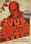 Programme cover of AVUS (Automobil-Verkehrs- und &Uuml;bungsstra&szlig;e), 09/07/1933