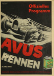Programme cover of AVUS (Automobil-Verkehrs- und &Uuml;bungsstra&szlig;e), 26/05/1935