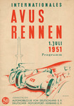 Programme cover of AVUS (Automobil-Verkehrs- und &Uuml;bungsstra&szlig;e), 01/07/1951