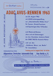 Programme cover of AVUS (Automobil-Verkehrs- und Übungsstraße), 25/08/1963
