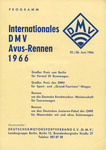 Programme cover of AVUS (Automobil-Verkehrs- und &Uuml;bungsstra&szlig;e), 26/06/1966