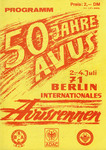 Programme cover of AVUS (Automobil-Verkehrs- und &Uuml;bungsstra&szlig;e), 04/07/1971