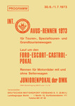 Programme cover of AVUS (Automobil-Verkehrs- und &Uuml;bungsstra&szlig;e), 01/07/1973
