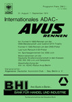 Programme cover of AVUS (Automobil-Verkehrs- und Übungsstraße), 01/09/1974