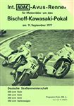 Programme cover of AVUS (Automobil-Verkehrs- und &Uuml;bungsstra&szlig;e), 11/09/1977