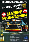 Programme cover of AVUS (Automobil-Verkehrs- und &Uuml;bungsstra&szlig;e), 21/05/1978