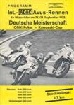 Programme cover of AVUS (Automobil-Verkehrs- und &Uuml;bungsstra&szlig;e), 24/09/1978