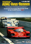 Programme cover of AVUS (Automobil-Verkehrs- und &Uuml;bungsstra&szlig;e), 10/05/1987