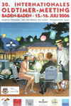 Programme cover of Baden Baden Oldtimer-Meeting, 2006