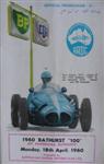 Programme cover of Bathurst Mount Panorama, 18/04/1960