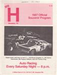 Programme cover of Big H Motor Speedway, 21/03/1987