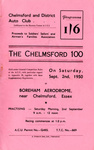 Programme cover of Boreham Racing Circuit, 02/09/1950