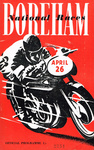 Programme cover of Boreham Racing Circuit, 26/04/1952