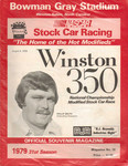 Programme cover of Bowman-Gray Stadium, 04/08/1979