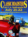Programme cover of Brainerd International Raceway, 22/07/1990