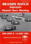 Programme cover of Brands Hatch Circuit, 01/07/2001