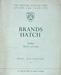 Programme cover of Brands Hatch Circuit, 31/03/1957