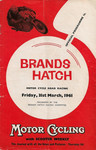 Programme cover of Brands Hatch Circuit, 31/03/1961