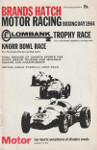 Programme cover of Brands Hatch Circuit, 26/12/1964