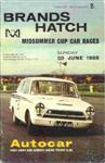 Programme cover of Brands Hatch Circuit, 20/06/1965