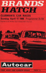 Programme cover of Brands Hatch Circuit, 17/04/1966