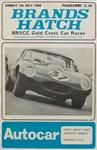 Programme cover of Brands Hatch Circuit, 07/07/1968