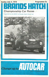 Programme cover of Brands Hatch Circuit, 05/07/1970