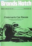 Programme cover of Brands Hatch Circuit, 28/02/1971