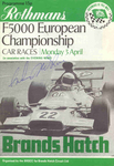 Programme cover of Brands Hatch Circuit, 03/04/1972