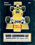Programme cover of Brands Hatch Circuit, 12/08/1973