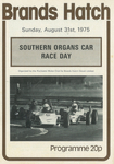 Programme cover of Brands Hatch Circuit, 31/08/1975