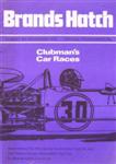 Programme cover of Brands Hatch Circuit, 09/11/1975