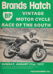 Programme cover of Brands Hatch Circuit, 21/08/1977