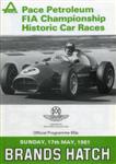 Programme cover of Brands Hatch Circuit, 17/05/1981
