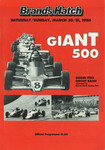 Programme cover of Brands Hatch Circuit, 31/03/1985