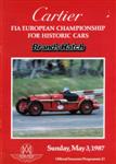 Programme cover of Brands Hatch Circuit, 03/05/1987
