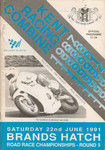 Programme cover of Brands Hatch Circuit, 22/06/1991
