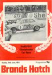 Programme cover of Brands Hatch Circuit, 16/06/1974