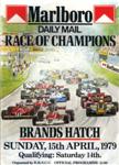 Programme cover of Brands Hatch Circuit, 15/04/1979
