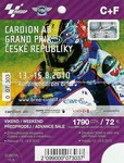Ticket for Brno, 15/08/2010